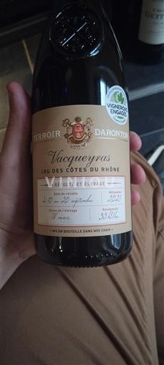 Valle del Rodano Vacqueyras Terroir Daronton 2021