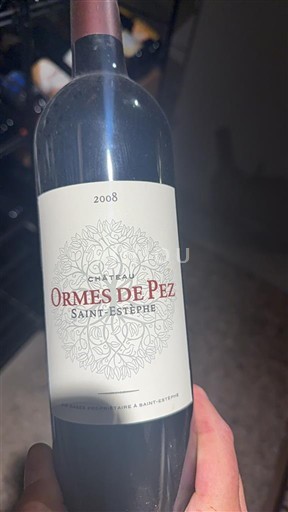 Burdeos Saint-Estèphe Château Ormes de Pez 2008