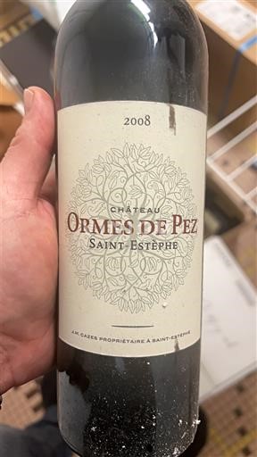 Bordeaux Saint-Estèphe Château Ormes de Pez 2008
