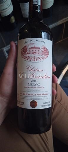 Bordeaux Médoc Cru Bourgeois Château Le Bourdieu 2018