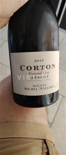 Borgogna Corton Grand Cru Domaine Michel Mallard Le Rognet 2019