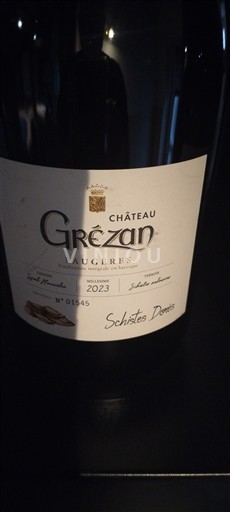 Languedoc Faugères Château Grézan Schistes Dorés 2023