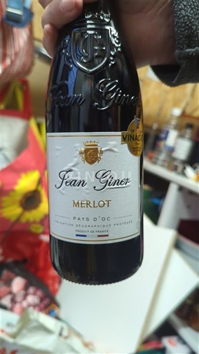 Languedoc-Roussillon Pays d'Oc Jean Giner Merlot 2024