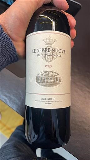 Toscane Bolgheri Le Serre Nuove dell'Ornellaia 2009