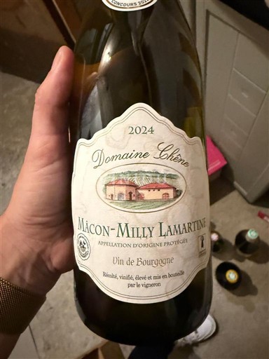 Burgundi Mâcon ja Mâcon-kylät Domaine Chêne Macon Milly Lamartine 2024