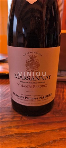 Bourgogne Marsannay Domaine Philippe Naddef Champs Perdrix 2021