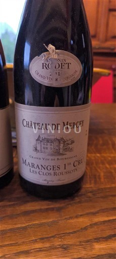 Borgogna Maranges Premier Cru Château Mercey Les Clos Roussots 2011