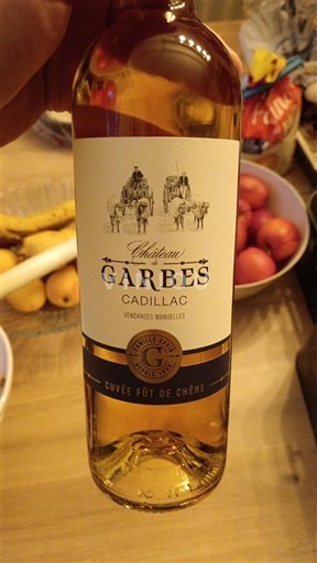 Bordeaux Cadillac Château Garbes Fût de Chêne 2023