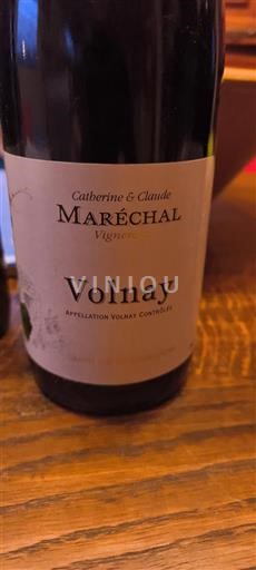 Burgundy Volnay Catherine & Claude Maréchal 2012