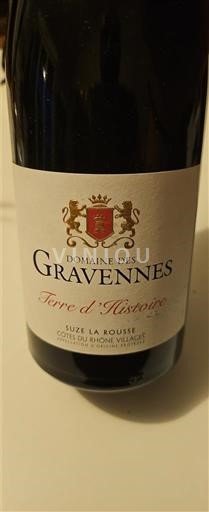 Thung lũng Rhône Côtes-du-rhône-villages Domaine Des Gravennes Terre d'Histoire 2020