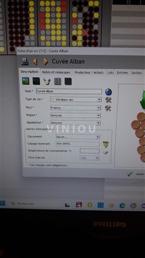 Loire Valley Puy-de-Dôme Cuvée Alban 2012