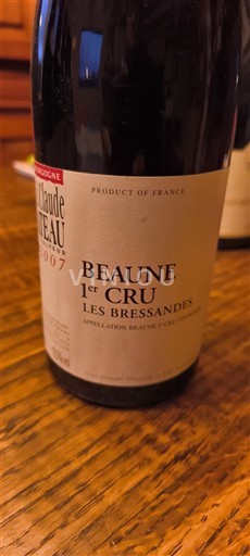 Bourgogne Beaune Premier Cru J. Claude Rateau Les Bressandes 2007