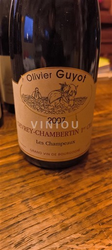 Borgoña Gevrey-Chambertin Premier Cru Olivier Guyot Les Champeaux 2007