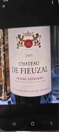 Bordeaux Pessac-Léognan Château Fieuzal 2005