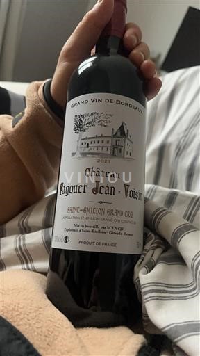 Bordeaux Saint-Émilion Grand Cru Grand Cru Château Fagouet Jean Voisin 2021
