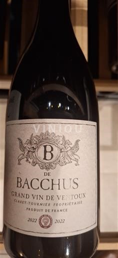 Thung lũng Rhône Ventoux B de Bacchus 2022