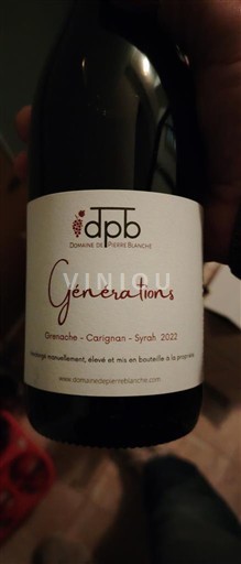 Linguadoca e Rossiglione Paese d'Oc Domaine Pierre Blanche Générations 2022