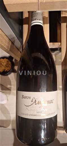 Languedoc Saint-Chinian Baron d’Aupenac Révélation 2015