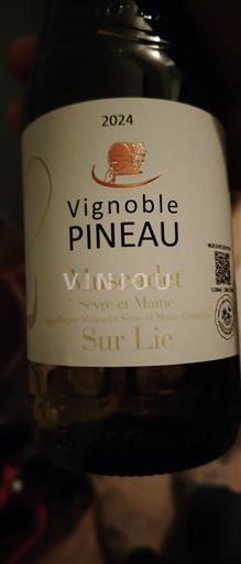Loire-dalen Muscadet-Sèvre-et-Maine Vignoble Pineau Sur Lie 2024