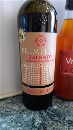 Puglia Susumaniello Salento Ballaturi 2024