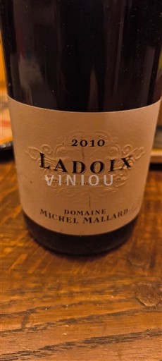 Borgogna Ladoix Domaine Michel Mallard 2010
