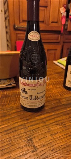 Rhônevallei Châteauneuf-du-Pape Vieux Télégraphe La crau 2008