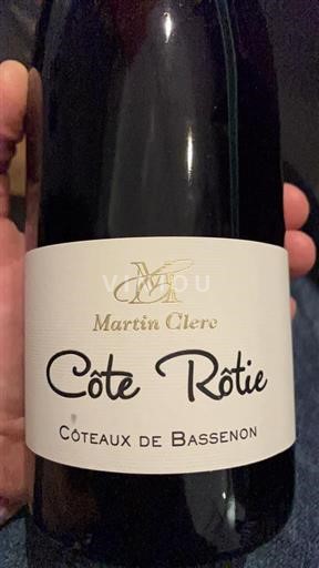 Thung lũng Rhône Côte-rôtie Martin Clerc Côteaux de Bassenon 2023