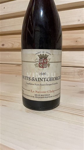 Burgundi Nuits-saint-georges Le Savour Club 1989