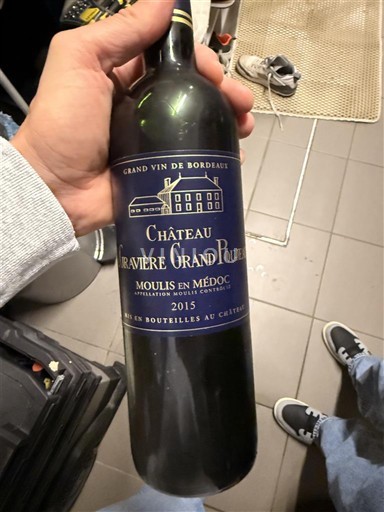 Bordéus Moulis-en-Médoc Château Bravière Grand Poujeaux 2015