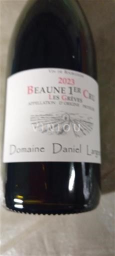 Bourgogne Ikke specificeret Premier Cru Domaine Daniel Largeot Les Grèves 2023