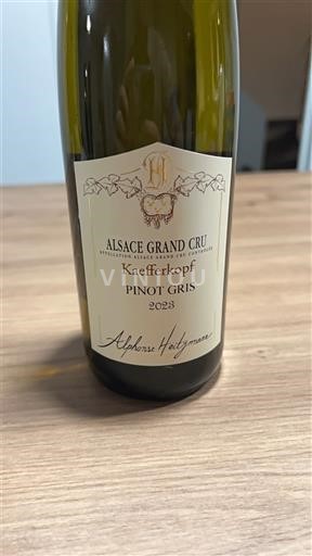 Alsace Pinot xám Grand Cru Alphonse Heitzmann 2023