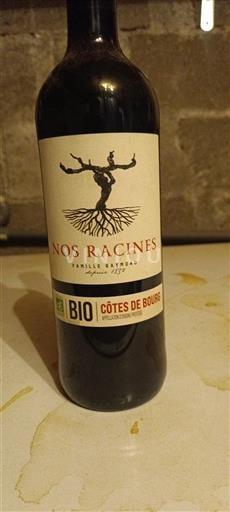 Bordeaux Côtes-de-bourg Famille Raymond Nos Racines 2022