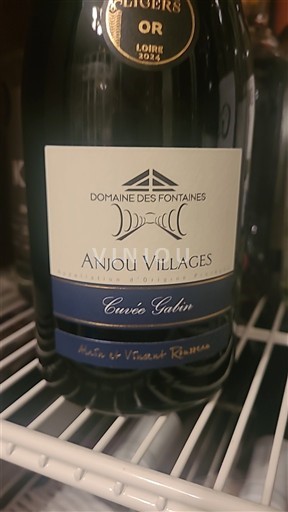 Thung lũng sông Loire Anjou Villages Domaine Des Fontaines Gabin 2022