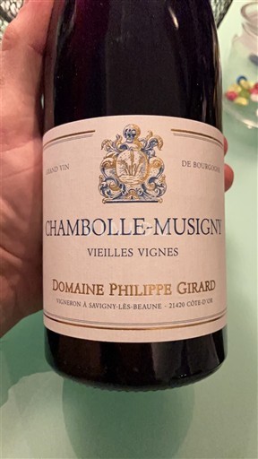 Bourgogne Chambolle-Musigny Domaine Philippe Girard Vieilles Vignes 2023
