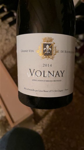 Burgundy Volnay Léon Roux 2014