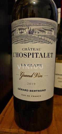 Languedoc La Clape Château L'Hospitalet Grand Vin 2019
