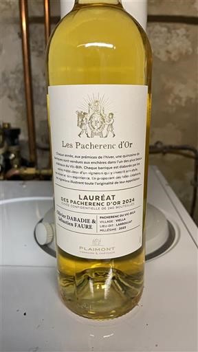 Sudoeste Pacherenc-du-vic-bilh Plaimont Les Pacherenc d'Or 2023