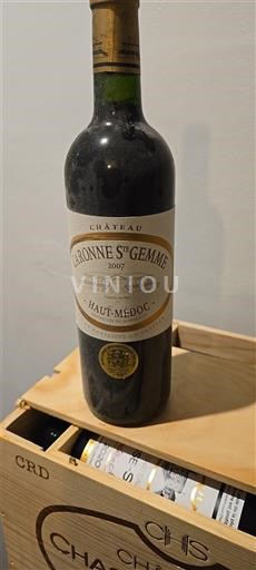 Bordeaux Haut-Médoc Château Caronne Ste Gemme 2007