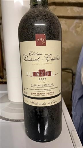 Bordeaux Bordeaux supérieur Château Rousset-Caillau 2009