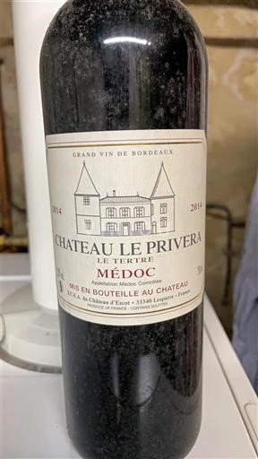 Bordeaux Médoc Château Le Privéra Le Terrier 2014