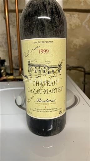 Bordeaux Château Cazauviel-Martet 1999