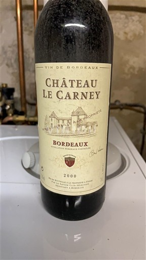 Bordeaux Château Le Carney 2000