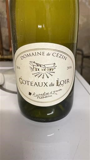 Thung lũng sông Loire Coteaux-du-Loir Domaine Cézin 2016