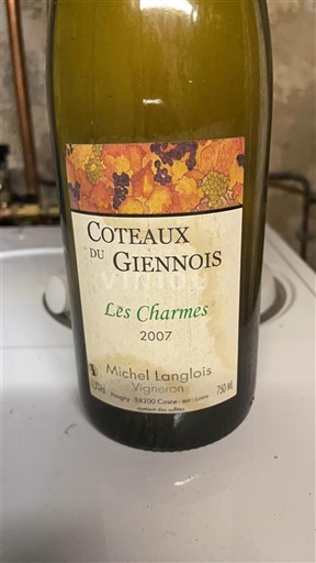Dolina Loare Coteaux-du-giennois Michel Langlois Les Charmes 2007