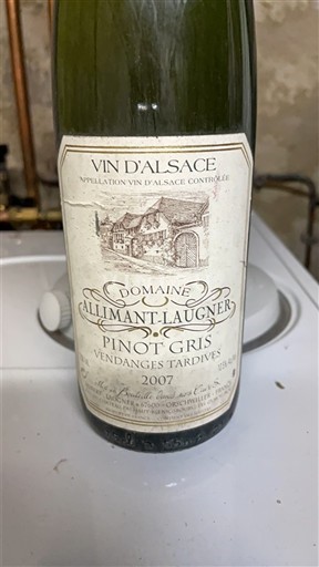 Alsacia Domaine Allimant-Laugner 2007