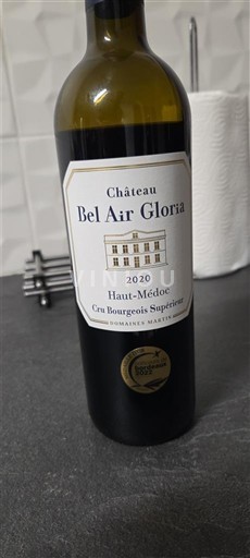 Bordeaux Haut-Médoc Château Bel Air Gloria 2020