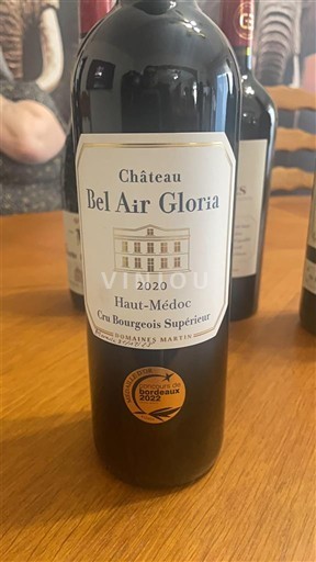 Bordeaux Haut-Médoc Château Bel Air Gloria 2020