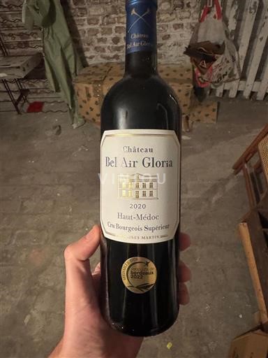 Burdeos Haut-Médoc Château Bel Air Gloria 2020
