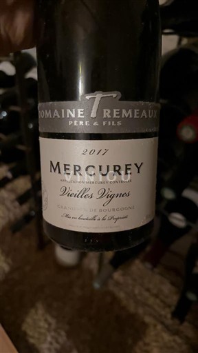 Burgund Mercurey Domaine Trémeaux Père & Fils Vieilles Vignes 2017