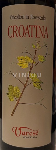 Lombardie Varese Croatina frizzante 2020